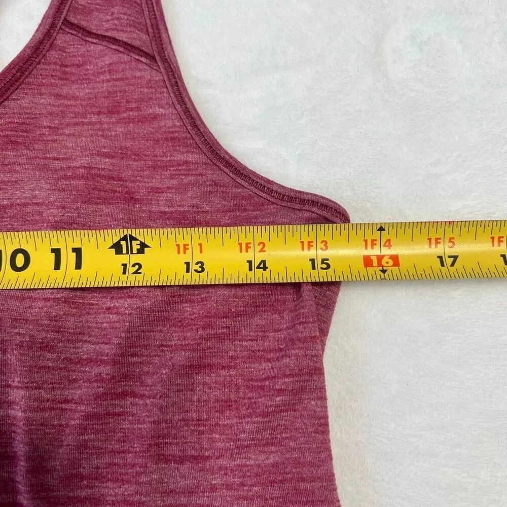 Lululemon Heather Red Racerback Tank 4 Women